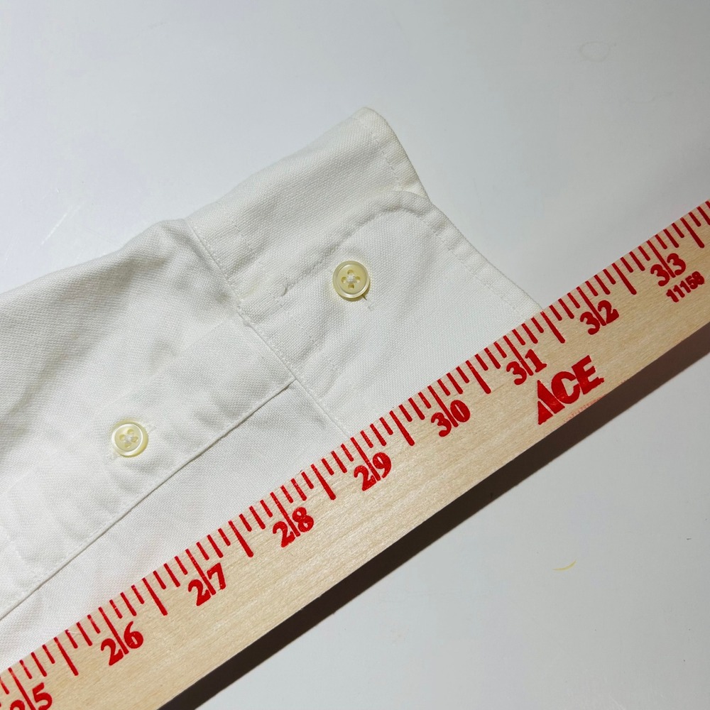 Polo Ralph Lauren Small Regular Fit Oxford Shirt White Pony Allover Embroiderd - Picture 7 of 8